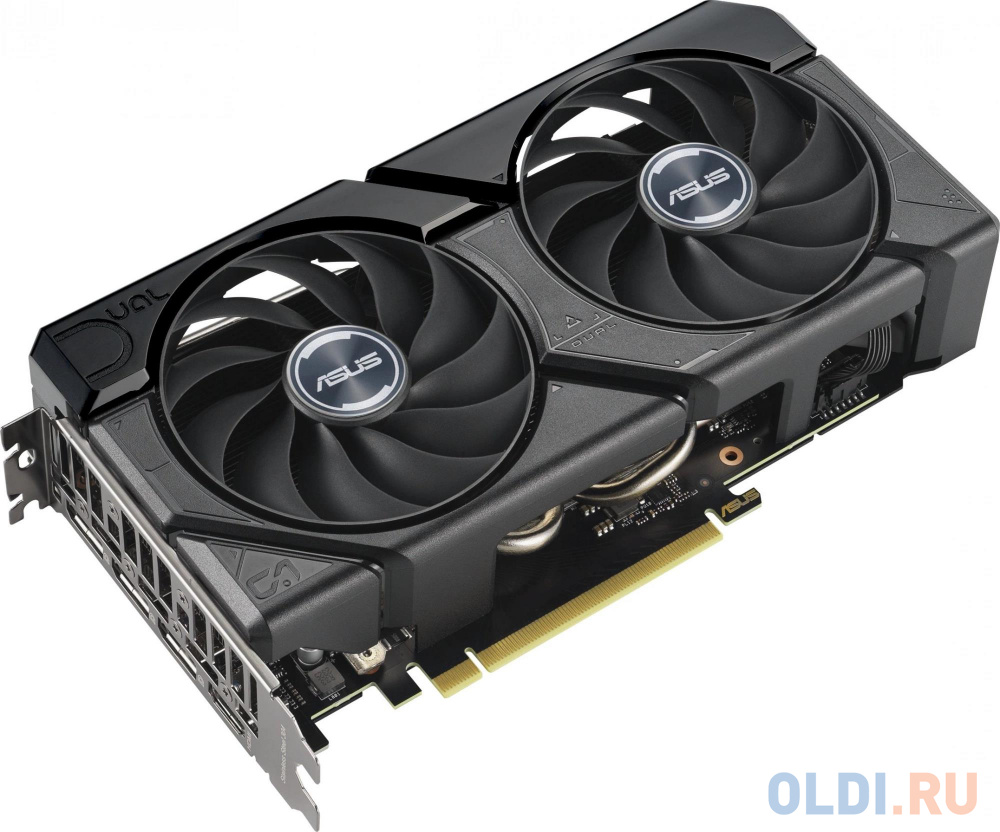 Видеокарта Asus PCI-E 4.0 DUAL-RTX4060TI-O16G-EVO NVIDIA GeForce RTX 4060TI 16Gb 128bit GDDR6 2595/18000 HDMIx1 DPx3 HDCP Ret в Москвe