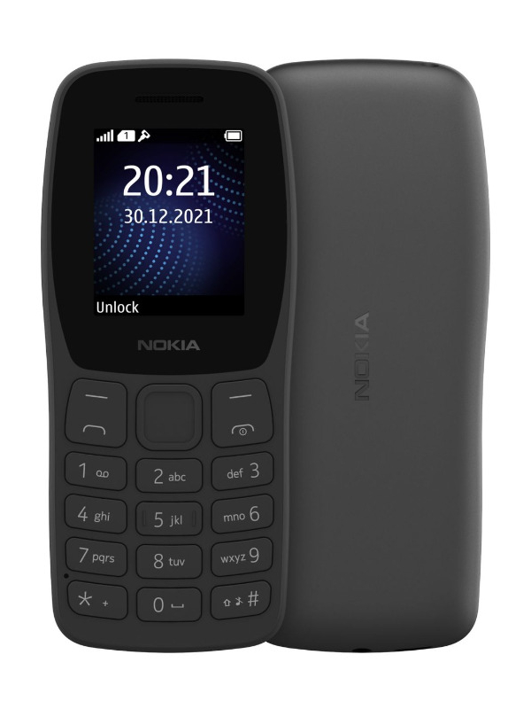Сотовый телефон Nokia 105 SS (TA-1569) Black