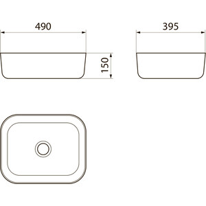 Раковина-чаша Point Афина 50х40 белая (PN43041)