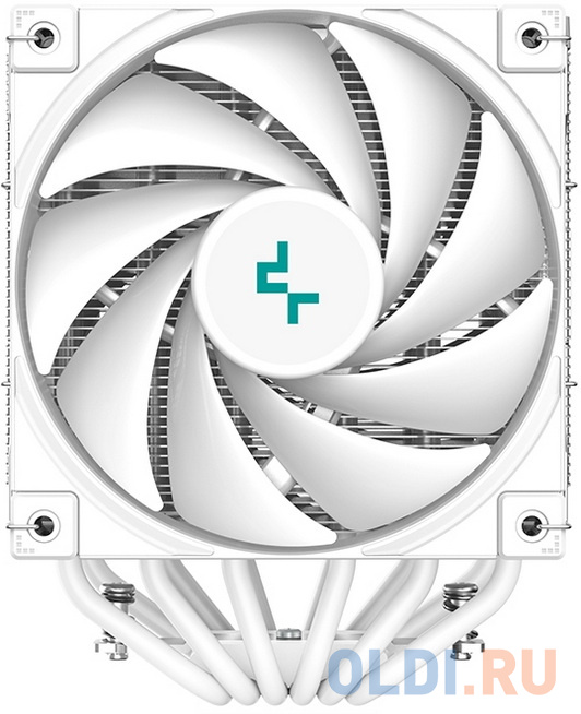 DEEPCOOL AK620 WH LGA20XX/1700/1200/115X/AM5/AM4 (8шт/кор, TDP 260W, PWM, DUAL Fan 120mm, 6 тепл. трубок, белый) RET в Москвe