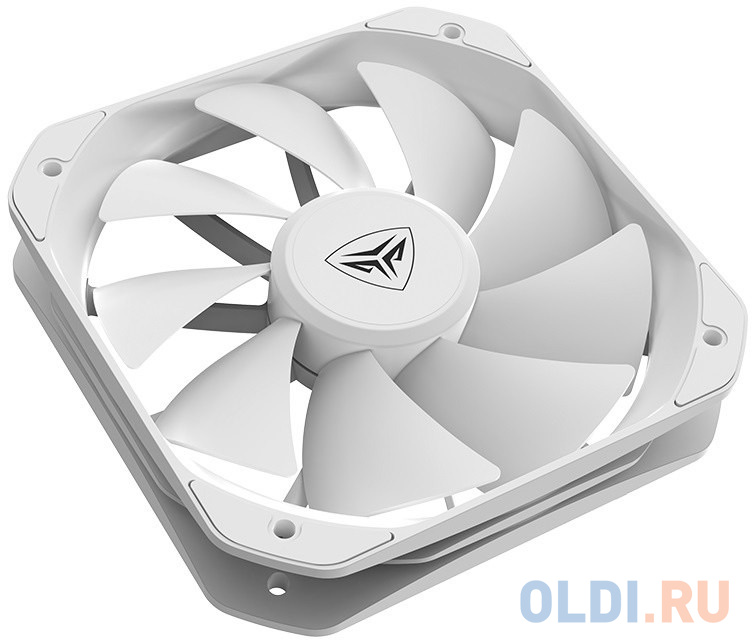 Кулер PCCooler K4 WH  S115X/1200/1700/AM4/AM5 (TDP 230W, 130mm PWM FAN, 4 тепловые трубки 6мм, 400-1600RPM, 18-29dBa)