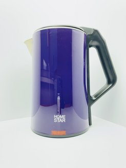 Чайник Homestar HS-1036 1.8л. 1.5 кВт, нержавеющая сталь/пластик, фиолетовый (102758)