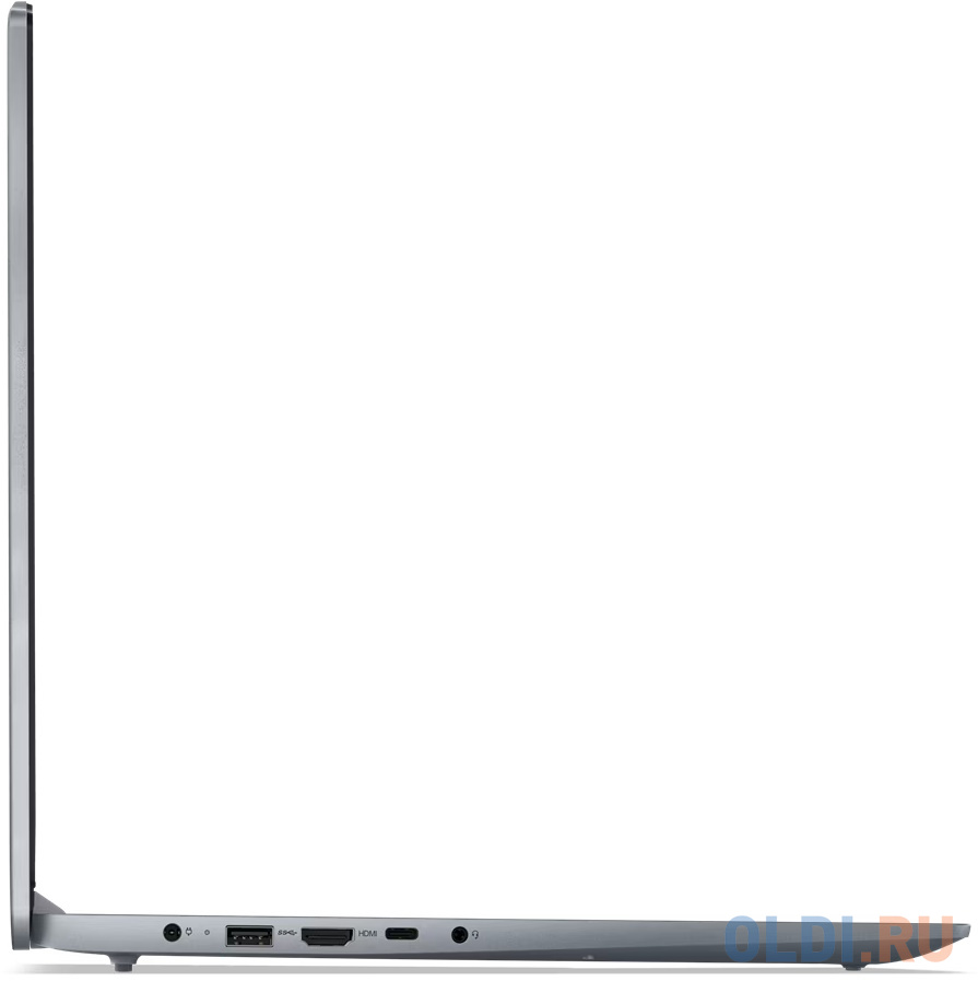 Ноутбук Lenovo IP Slim 3 16IRU8 Intel U300/8GB/SSD128GB/16&quot;/IPS/WUXGA/Free DOS/Grey (82X8001LRK)