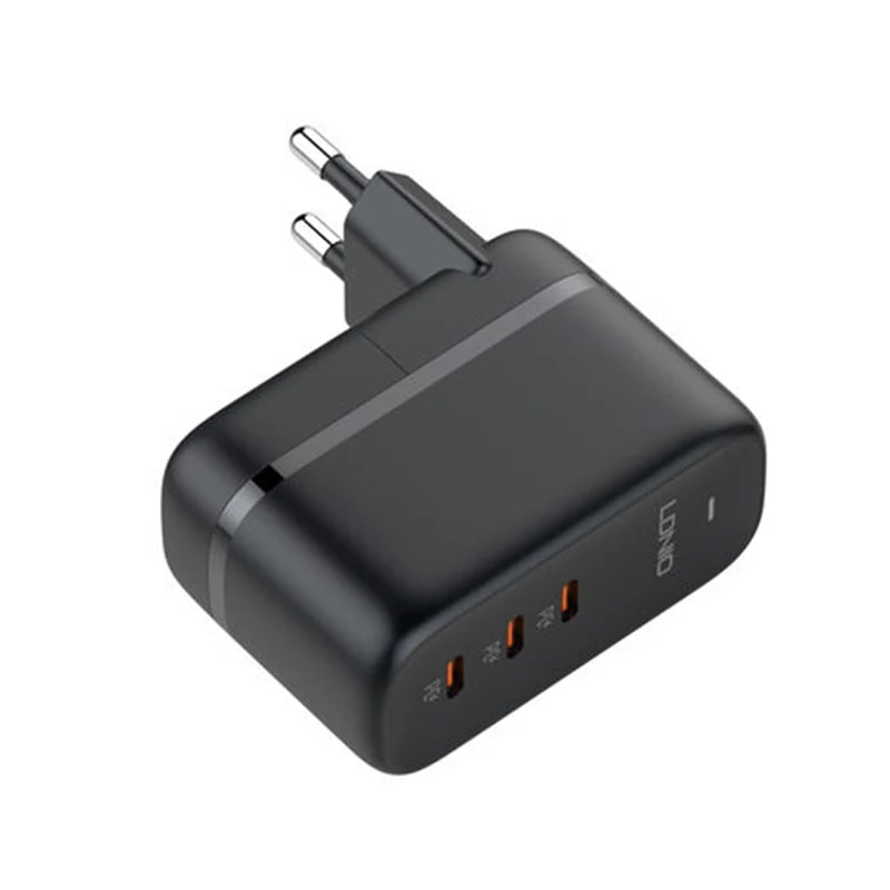 Зарядное устройство Ldnio Q367 3xUSB-C 3.3-20V 65W + кабель PD Black LD_C3474