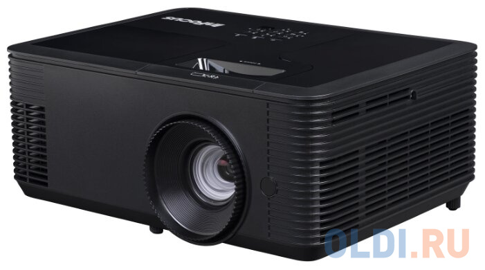 Проектор INFOCUS IN2134 DLP, 4500 ANSI Lm, XGA(1024х768), 28500:1, 1.48-1.93:1, 3.5mm in, Composite video, VGAin, HDMI 1.4aх3 (поддержка 3D), USB-A (д