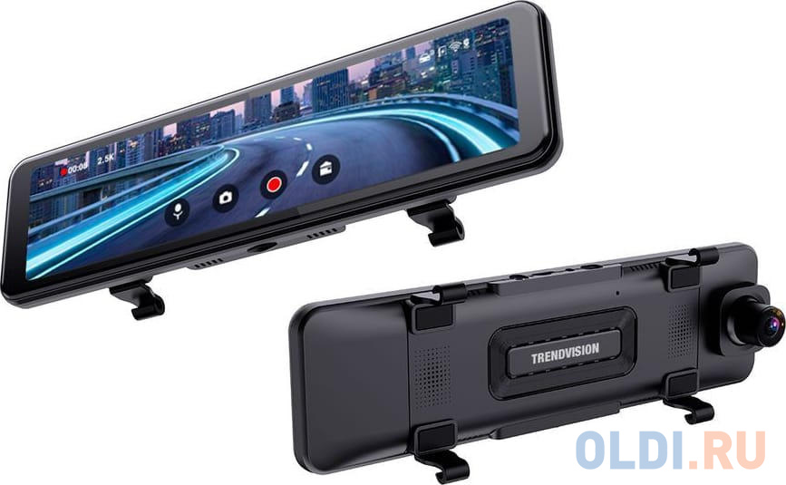 Видеорегистратор TrendVision CarPlay Mirror черный 2Mpix 2160x3840 2160p 150гр. MSTAR 8826 в Москвe