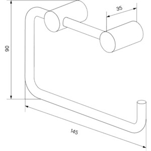 Держатель туалетной бумаги IDDIS Petite матовое золото (PETG000i43) в Москвe