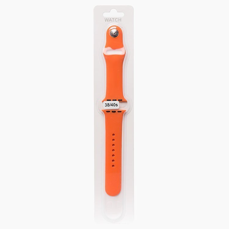 Ремешок Sport Band для Apple Watch, S, силикон, терракотовый (107191)
