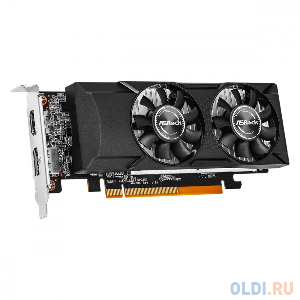 Видеокарта ASRock RX550 Low Profile 4GB GDDR5 128bit DP HDMI 2FAN RTL