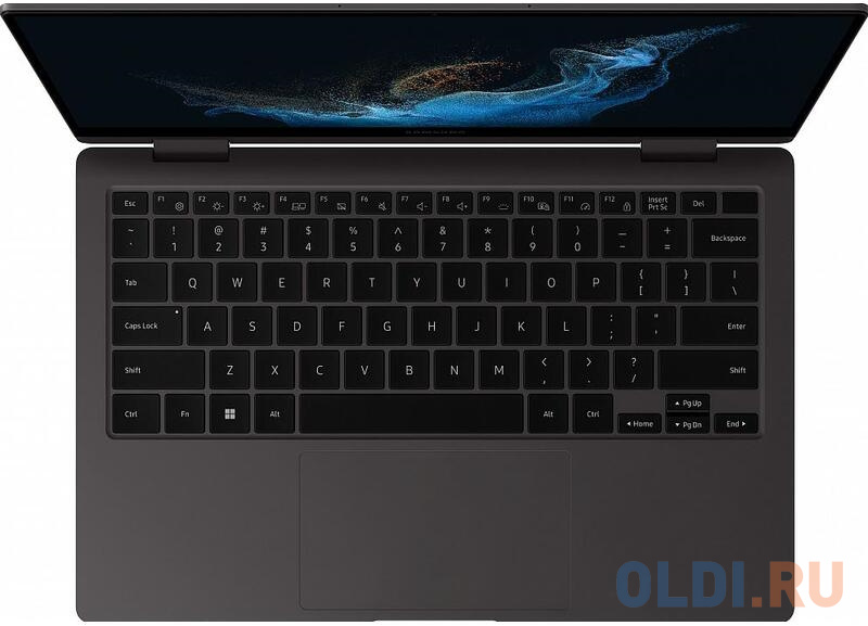 Ноутбук Samsung Galaxy Book2 360 2in1 i5-1235U/8Gb/256Gb/13.3" FHD AMOLED Touch/FPR/Win11/Graphite