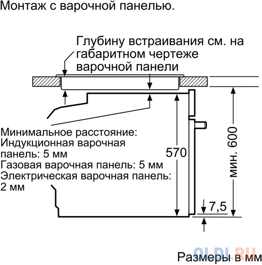 Электрический шкаф Bosch HBG536HW0R белый в Москвe