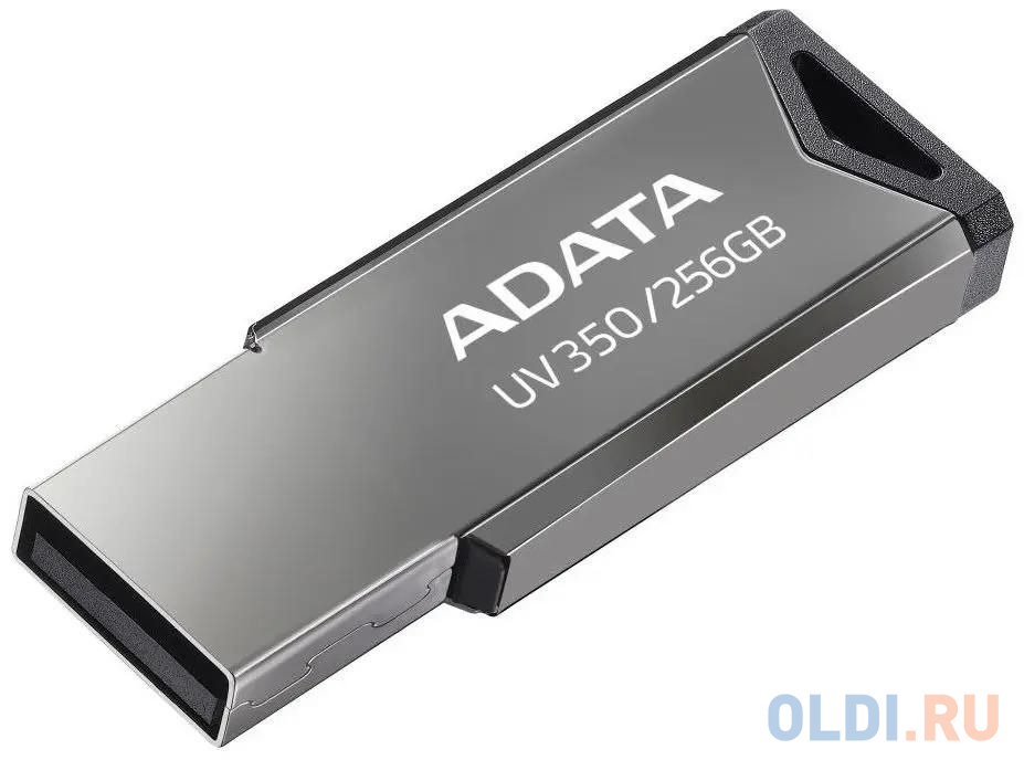 Флеш Диск A-Data 256Gb UV350 AUV350-256G-RBK USB3.0 серебристый в Москвe