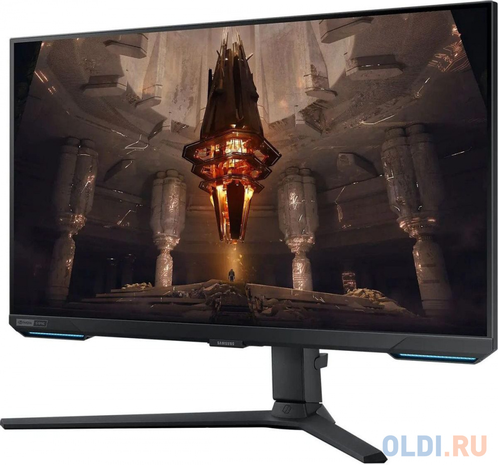 Монитор Samsung 28" Odyssey G7 S28BG700EI черный IPS LED 16:9 HDMI M/M полуматовая HAS Piv 300cd 178гр/178гр 3840x2160 144Hz FreeSync Premium Pro