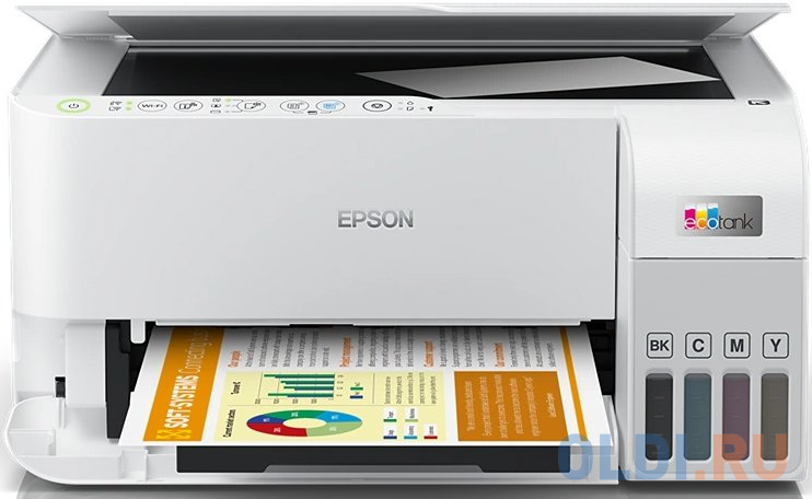 МФУ струйный Epson L3556 (C11CK59504) A4 WiFi белый