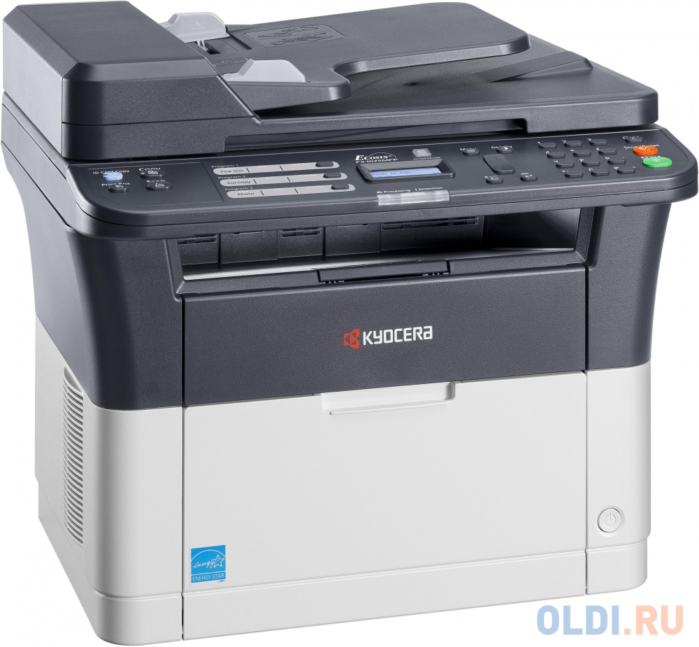 Многофункциональное устройство KYOCERA Лазерный копир-принтер-сканер Kyocera FS-1025MFP(А4,25 ppm,1200dpi,64Mb,USB,Network,цв.сканер, дуплекс,автопод.