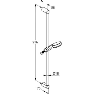 Душевой гарнитур Kludi Logo 1S (6819005-00) в Москвe