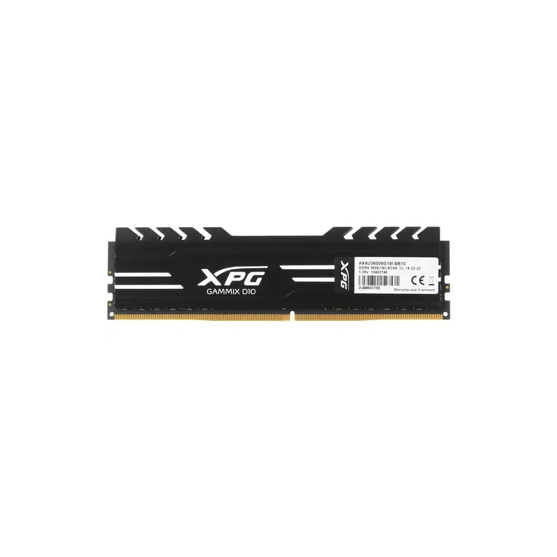 Модуль памяти A-Data DDR4 DIMM 3600MHz PC-28800 CL18 - 8Gb AX4U36008G18I-SB10