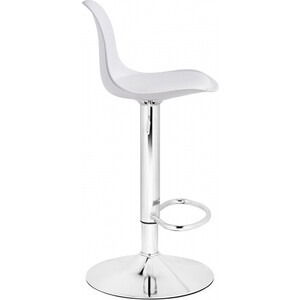 Барный стул Woodville Soft white / chrome (15746)