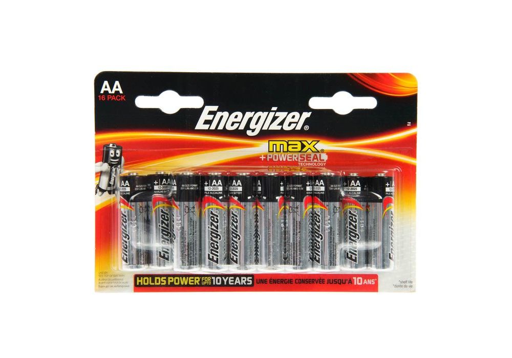 Батарейка Energizer Max AA блистер 16шт.