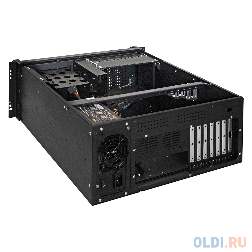 Серверный корпус ExeGate Pro 4U450-26/4U4020S <RM 19", высота 4U, глубина 450, БП 600RADS, USB>