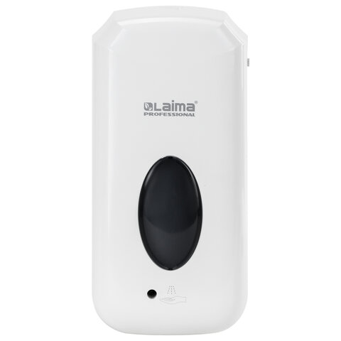 Дозатор сенсорный для дезинфицирующих средств LAIMA CLASSIC, пластик, 1 л, белый (607319)