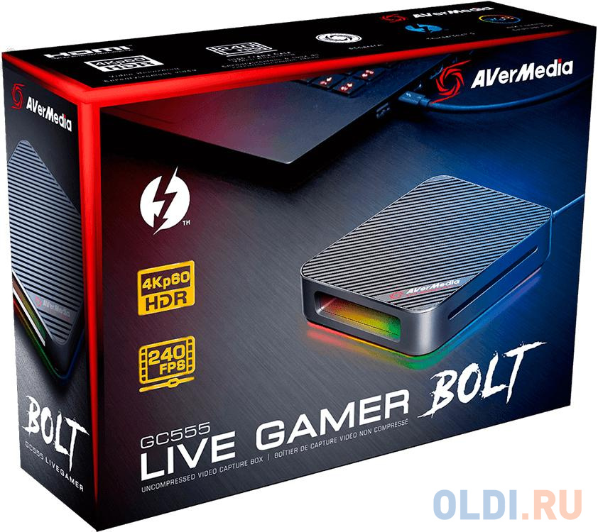 Live Gamer BOLT, 2160p60, HDMI 2.0 (Pass-Through), Thunderbolt 3, (GC555), (679729), RTL