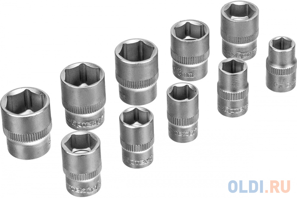 Набор инструментов, 1/2", 3/8", 1/4", пластиковый кейс 215 предм.// Сибртех в Москвe