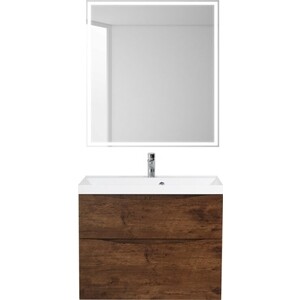 Тумба с раковиной BelBagno Marino-H60 80 AST rovere moro (MARINO-H60-800-2C-SO-RW-P, BB800/450-LV-MR-AST) в Москвe