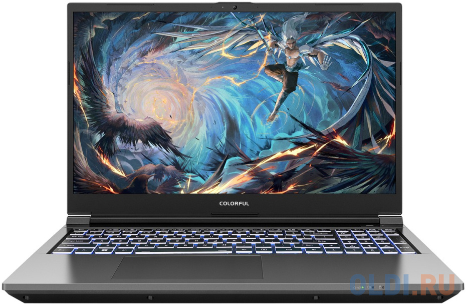 Ноутбук Colorful X15 AT 23 Intel Core i7-13620H/16Gb/SSD512Gb/RTX4060 8Gb/15.6&quot;/IPS/FHD/144Hz/180W/Win11/Grey (A10003400437)