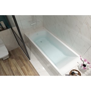 Акриловая ванна Santek Фиджи 150х75 каркас, слив-перелив (1WH501598, 1WH501603)