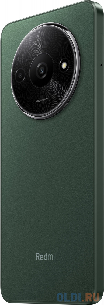 Redmi A3 Forest Green (23129RN51X), 17,20 см (6.78") 20:9 1600 x 720, 4x2.2ГГц + 4x1.8ГГц, 8 Core, 3GB RAM, 64GB, 8 МП + QVGA/5Mpix, 2 Sim, 2G, 3