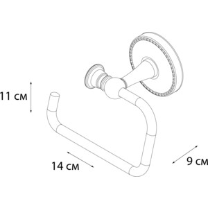 Держатель туалетной бумаги Fixsen Adele хром (FX-55010B)