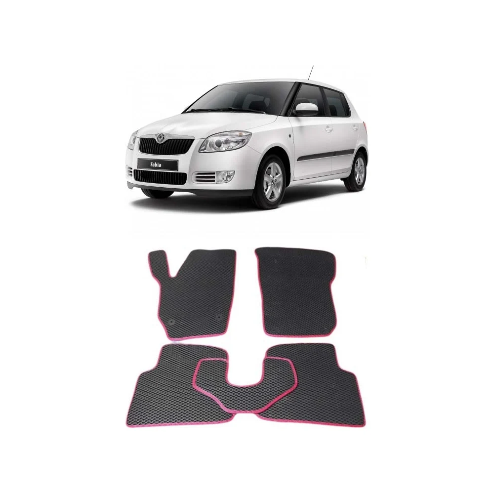 Ковры в салон автомобиля skoda fabia ii 2007 - 2014 Eva Smart 1720-B1A6-S <vendorcode>