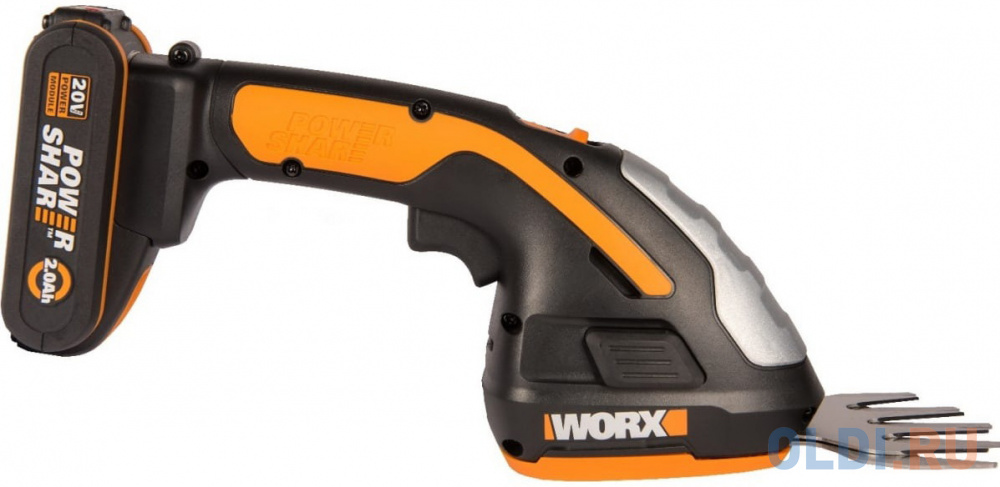 Ножницы для стрижки травы и кустарников WORX WG801E.5 в комплекте с тяпкой, с АКБ и ЗУ в Москвe