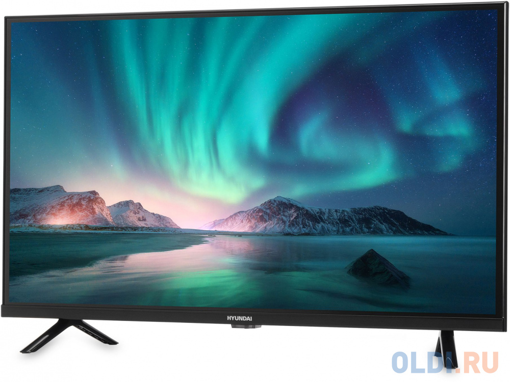 Телевизор LED Hyundai 32" H-LED32BS5002 Android TV Frameless черный HD 60Hz DVB-T2 DVB-C DVB-S DVB-S2 USB WiFi Smart TV