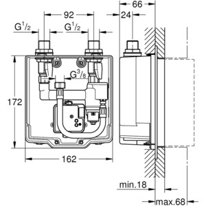 Механизм Grohe Eurosmart (36336001)