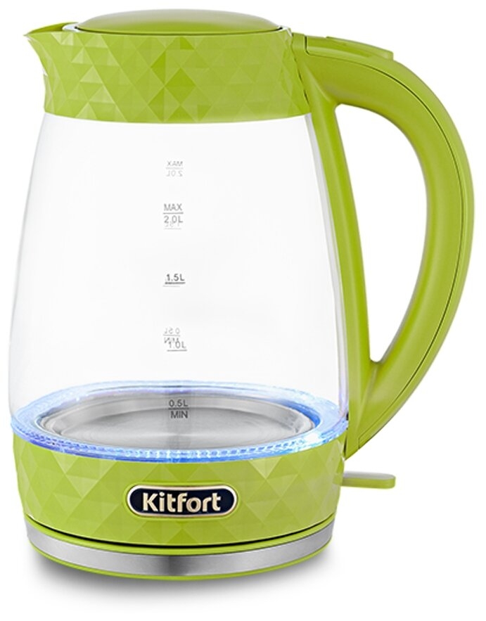 Чайник электрический Kitfort КТ-6123-2 салатовый