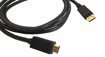 Кабель DisplayPort(20M)-HDMI(19M), 4.6 м, черный Kramer