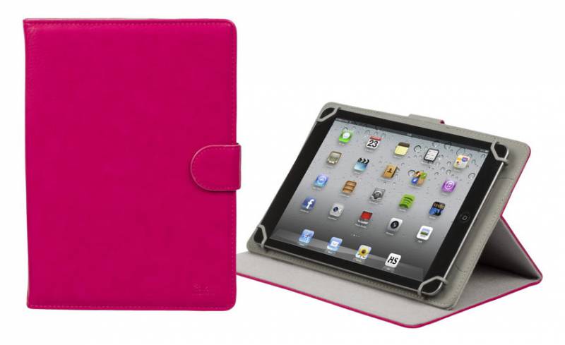 Чехол Riva 3017 для планшета универсальный 10.1", искусственная кожа, розовый (906514)