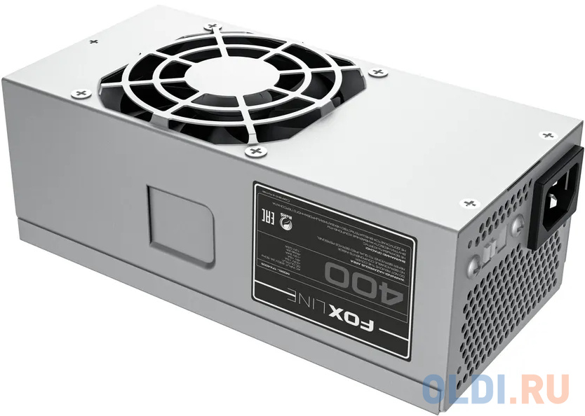 Блок питания/ Foxline TFX400S 400W TFX PSU, NOPFC, 80FAN, 24pin, 4pin (12V), 3xSATA, 1x4pin в Москвe