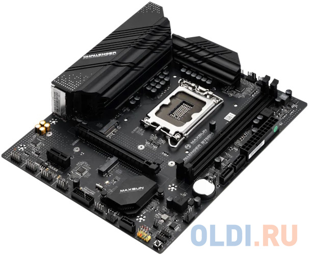 Материнская плата MB Maxsun <MS-Challenger B760M> LGA1700 <B760> 1*PCIEx16, 1*PCIEx4,  2*M.2 , 3*SATA3, HDMI+VGA, mATX, 2*DDR4