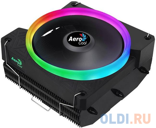 Cooler Aerocool Cylon 3H 125W / ARGB/ PWM / Intel 12*,15* / AMD AM4