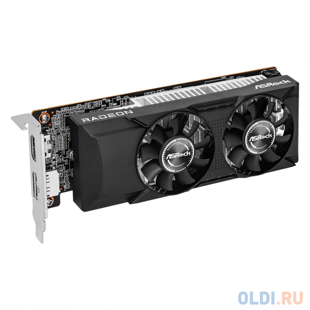 Видеокарта ASRock RX550 Low Profile 4GB GDDR5 128bit DP HDMI 2FAN RTL в Москвe