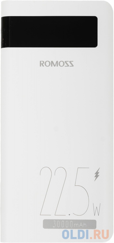 Внешний аккумулятор Power Bank 30000 мАч Romoss Sense 8PF белый