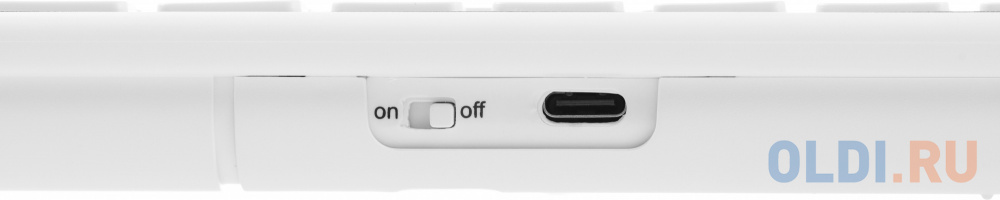 Клавиатура Acer OKR301 белый/серебристый USB беспроводная BT/Radio slim Multimedia (ZL.KBDEE.015) в Москвe