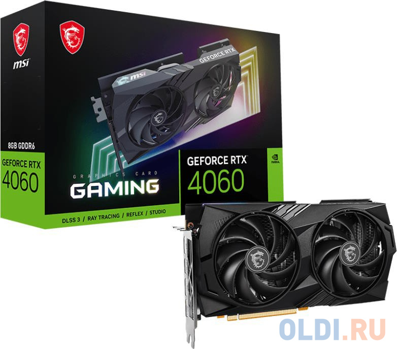 Видеокарта MSI nVidia GeForce RTX 4060 GAMING 8G 8192Mb в Москвe