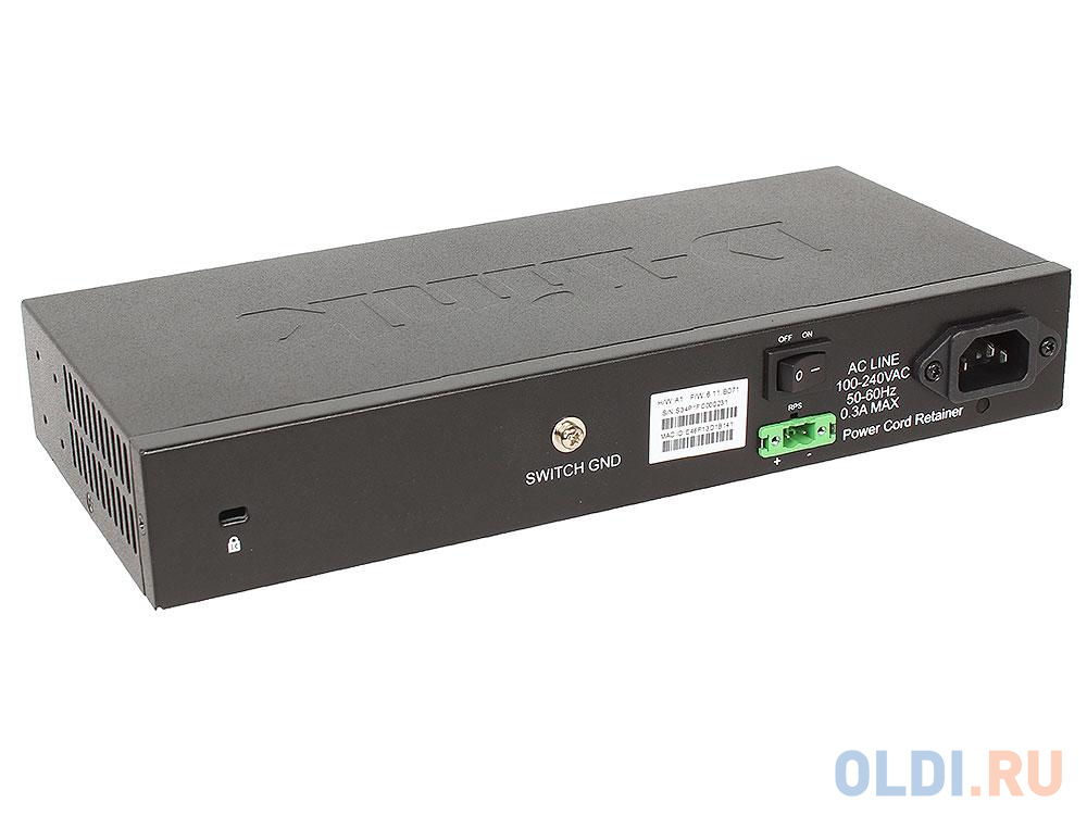 Коммутатор D-Link DGS-1210-10/ME/A1A Управляемый коммутатор 2 уровня с 8 портами 10/100/1000Base-T и 2 портами 1000Base-X SFP