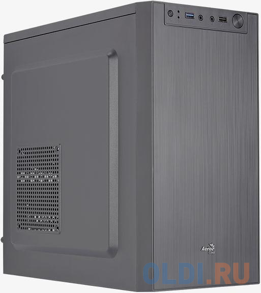 Корпус microATX Aerocool Cs-108-S-BK-v1 Без БП чёрный