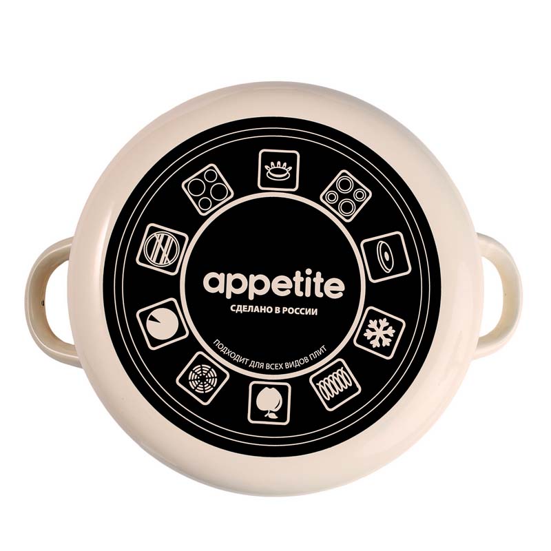 Кастрюля Appetite Подворье 4L 6RD201M