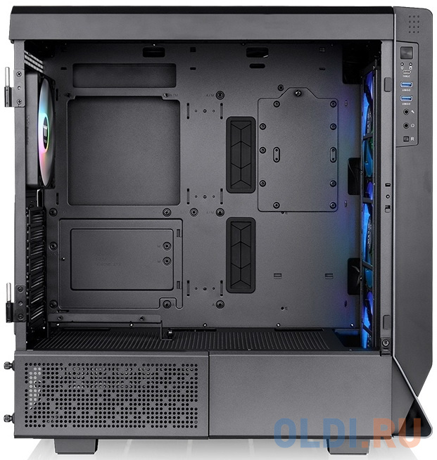 Корпус ATX Thermaltake Case Tt Ceres 500 TG Без БП чёрный